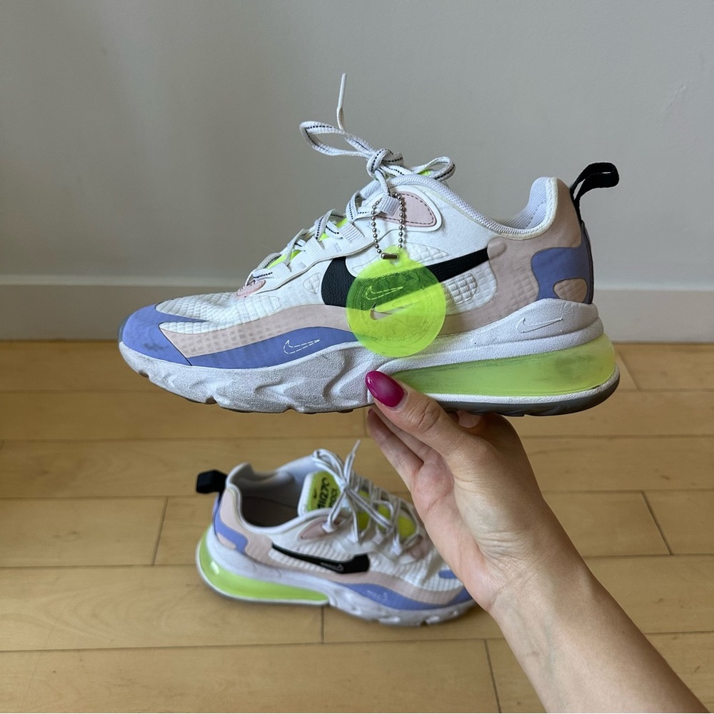 Nike Air Max 270 React White / Ghost Green